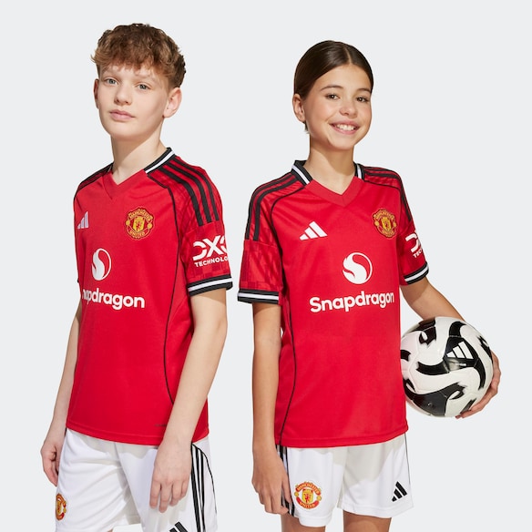 Manchester United Kids 25/26 Home Jersey Red