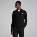 Manchester United x Paul Smith Mens Knitted 1/4 Zip Jumper Black
