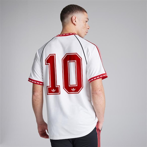 Manchester United x adidas Bring Back 1991 Away 10 Printed Jersey White White