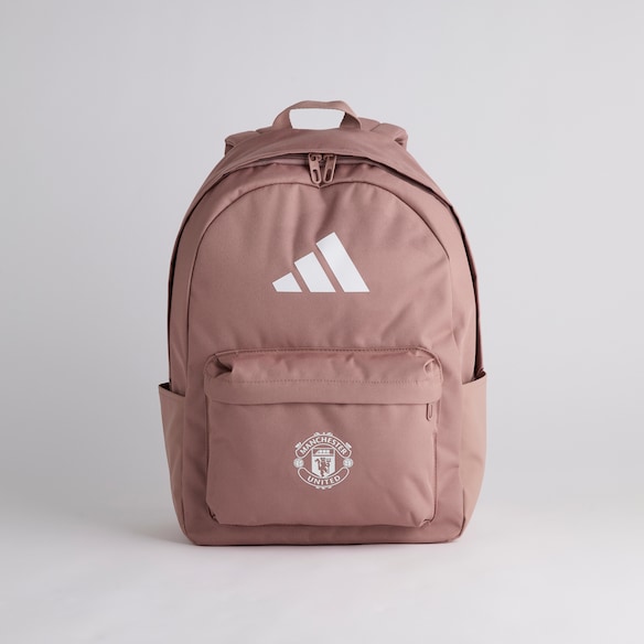 Manchester United x adidas Essentials Classic 3 Bars Backpack Brown Brown