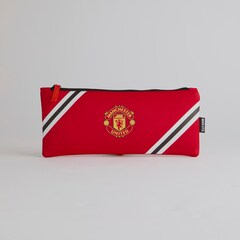 Manchester United 코어 스트라이프 대형 필통 레드