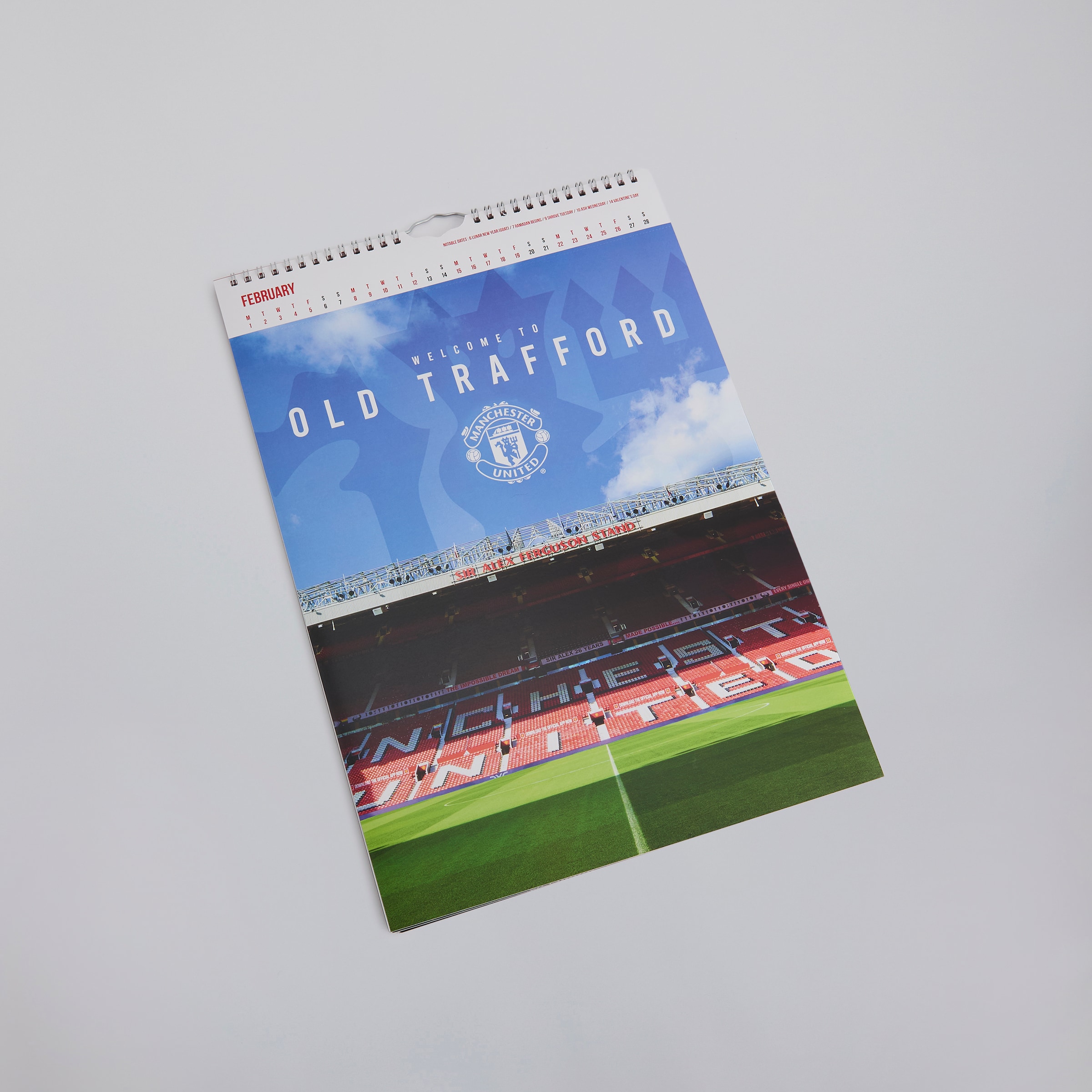 Manchester United 2027 A3 Deluxe Calendar Red Red Detail [4-4]