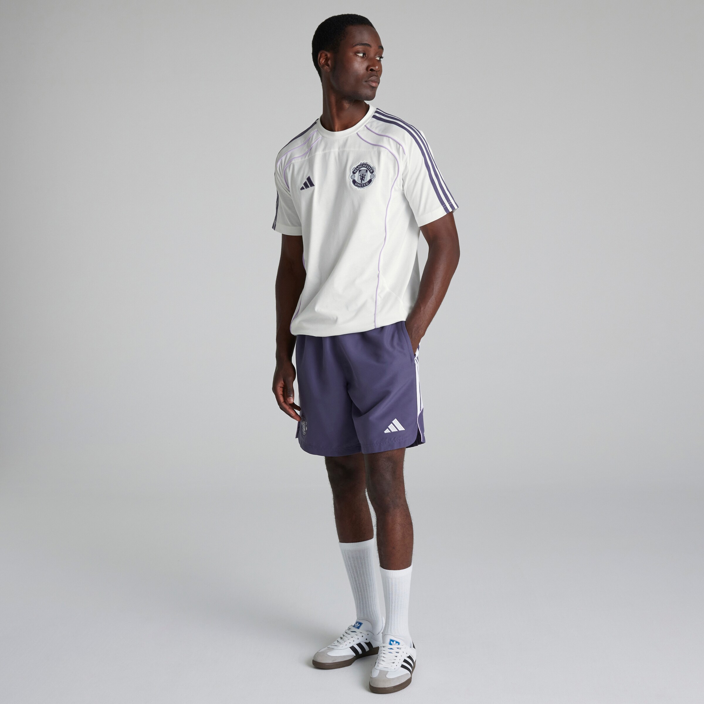 Manchester United x adidas Urban Purist T-Shirt White White Detail [3-5]