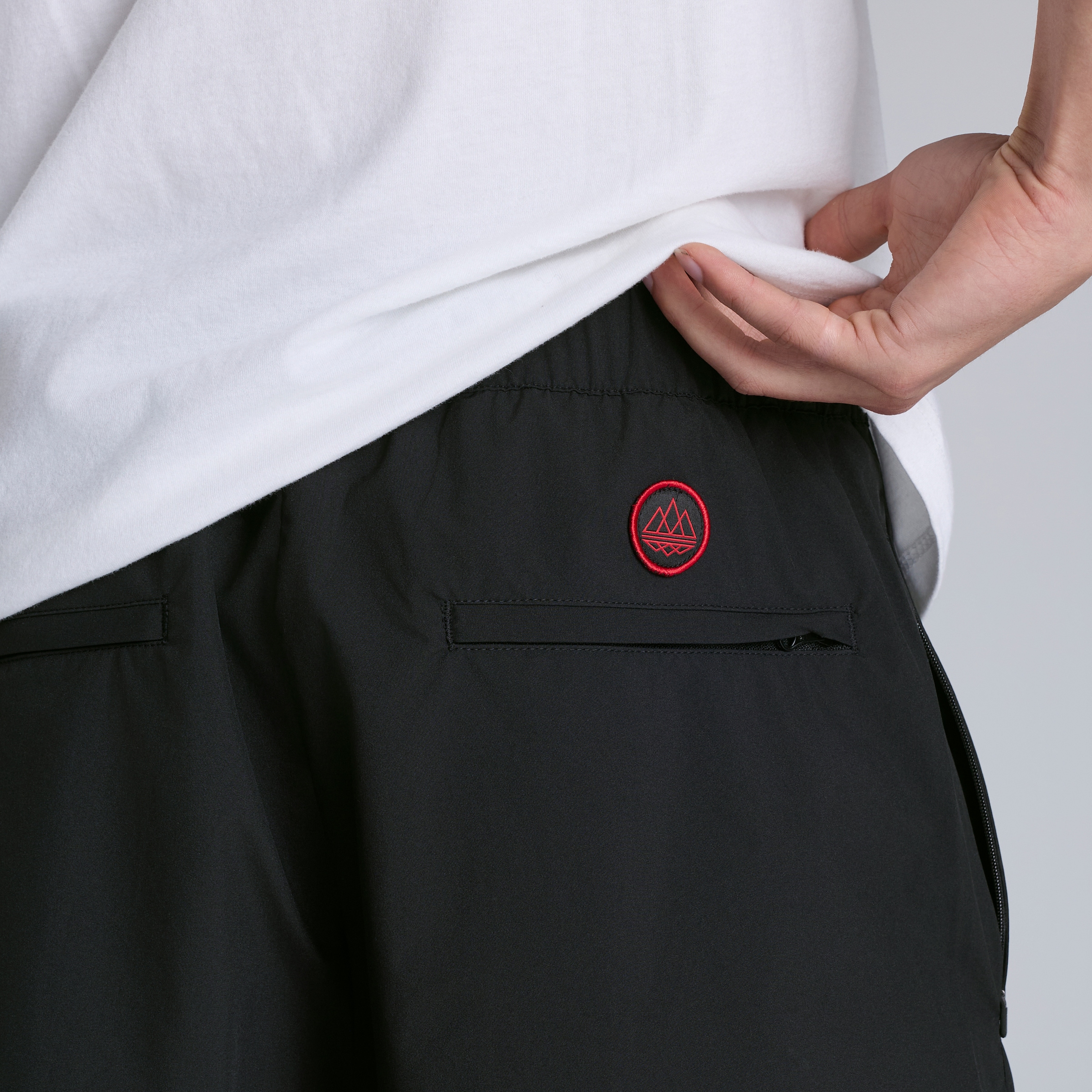 Manchester United x adidas SPZL FC Track Pants Black Black Detail [5-6]