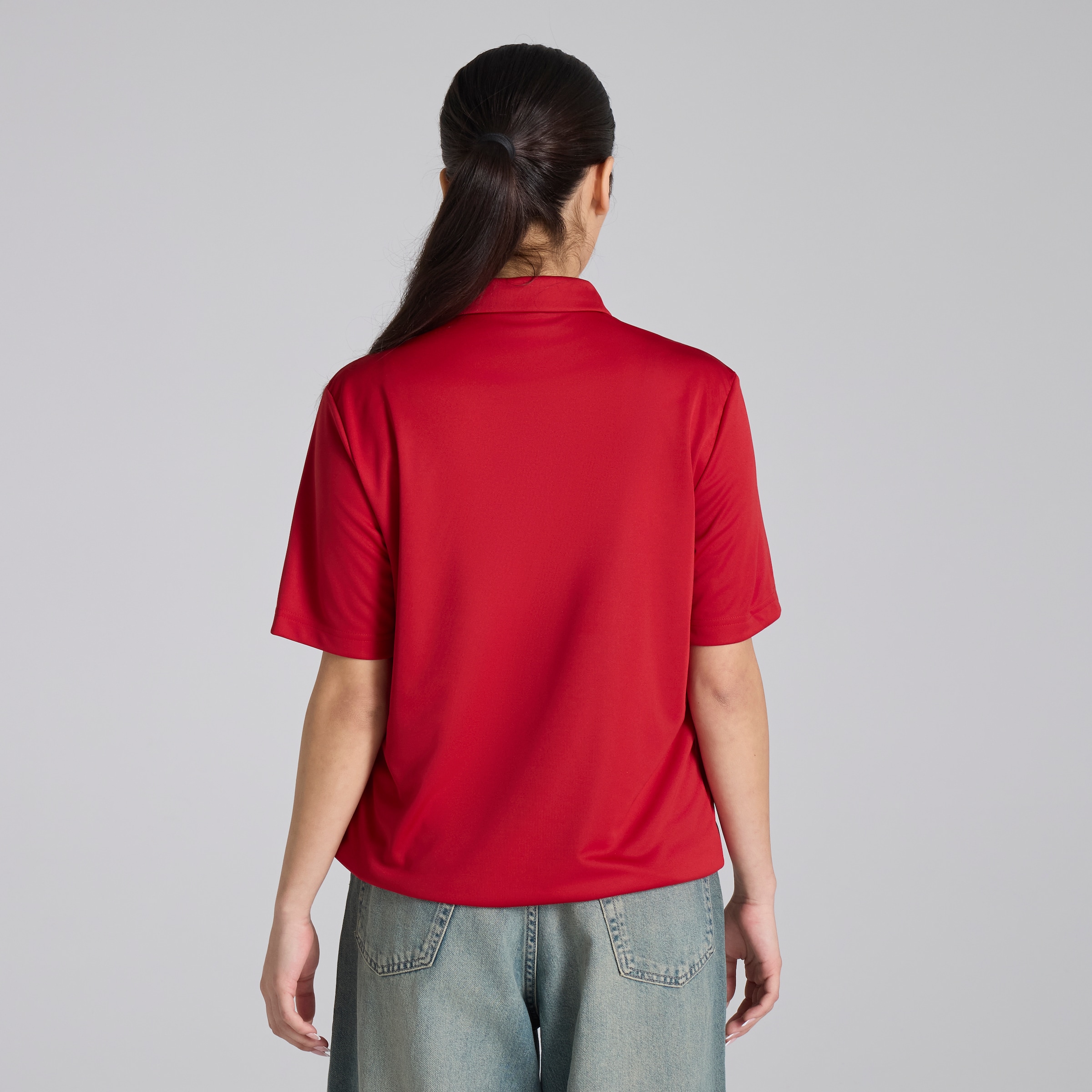 Manchester United x adidas RED4LIFE Polo Red Red Detail [7-8]