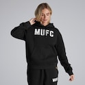 Manchester United Womens MUFC Overhead Hoodie Black