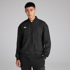 Manchester United x adidas Mens City Escape Bomber Jacket Black