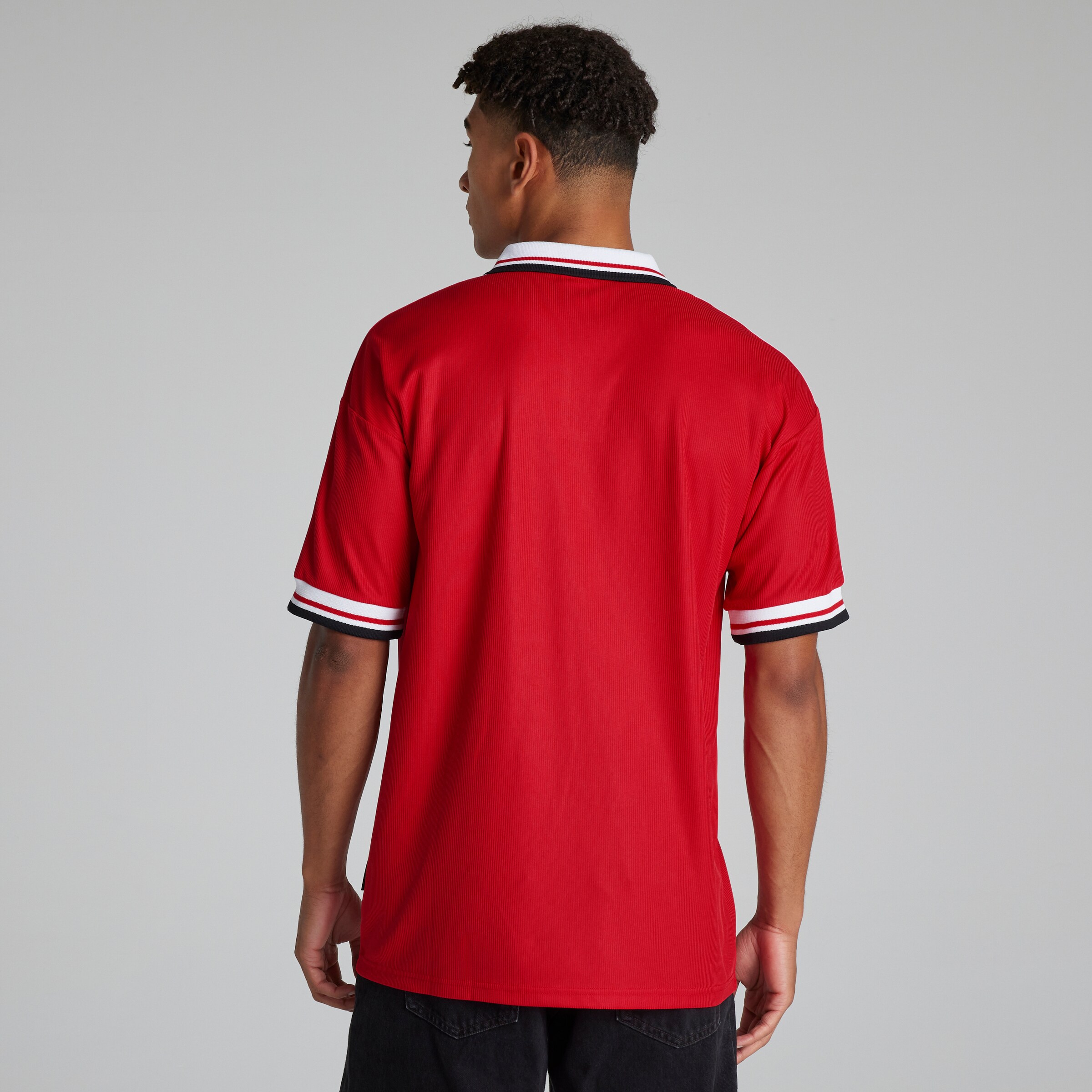 Manchester United 1998-00 Home Shirt Red Rouge Détail [2-6]