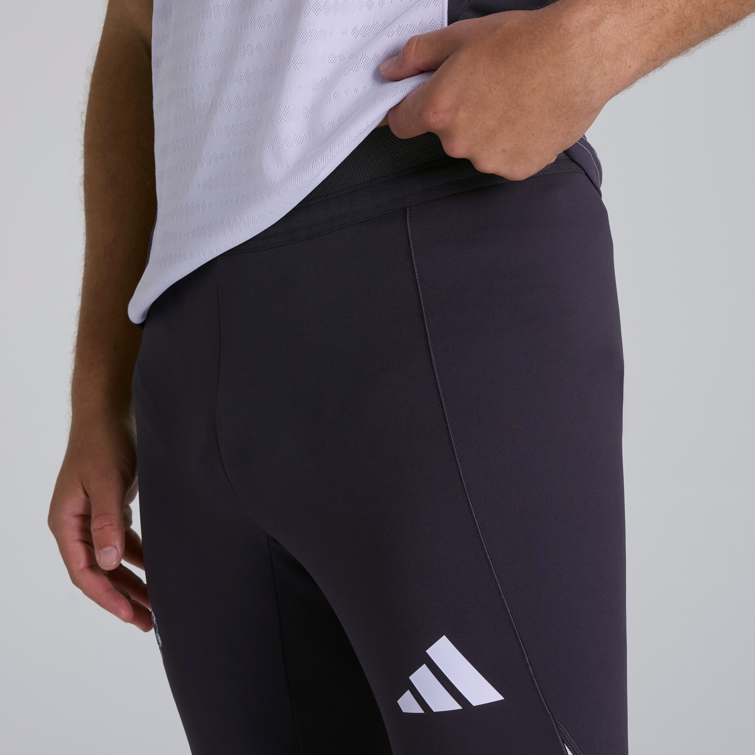 Manchester United Tiro 25 Pro Training Pants Purple Purple Detail [5-5]