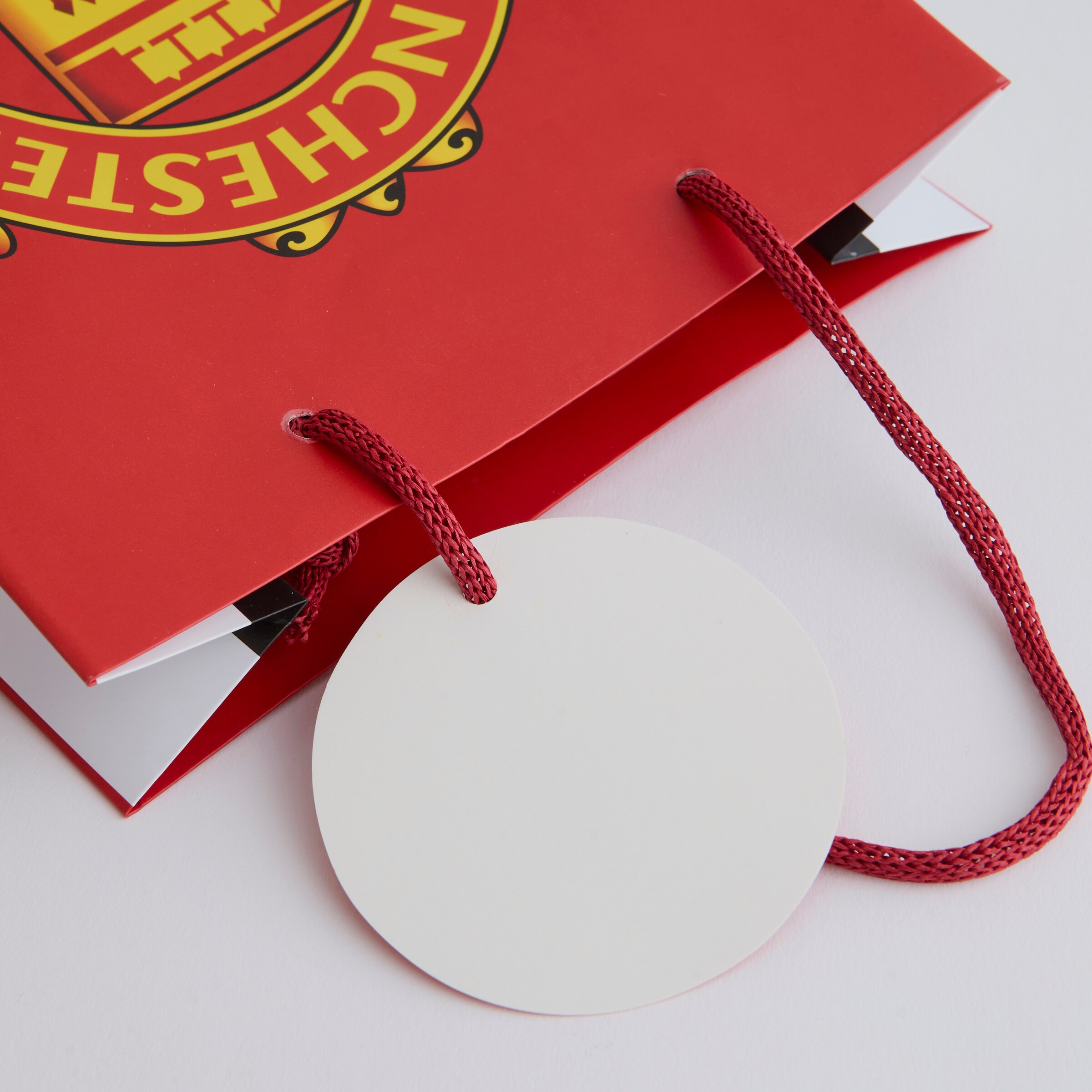 Manchester United Small Core Gift Bag 18 x 23 cm Red Red Detail [4-4]