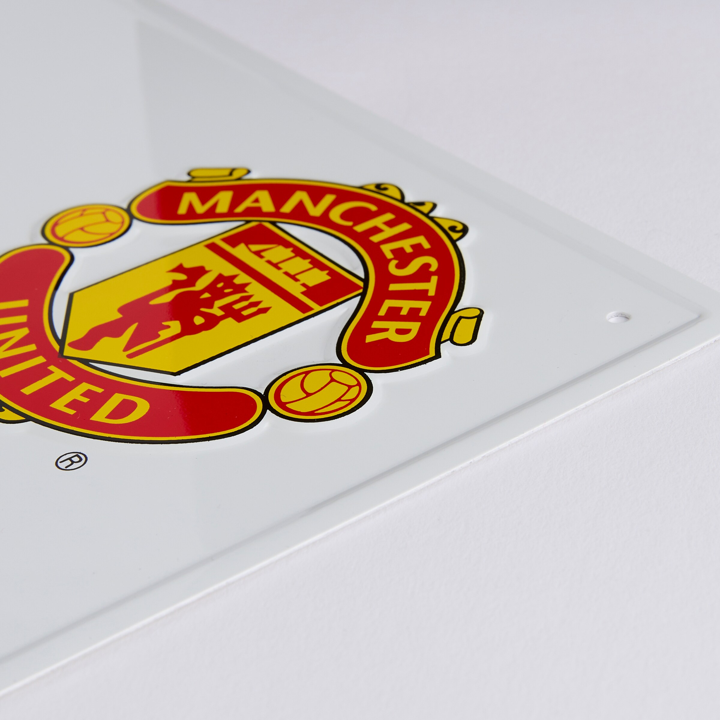 Manchester United Street Sign White White Detail [4-4]