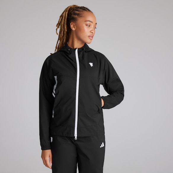 Manchester United x adidas Womens Golf Provisional Jacket Black Black