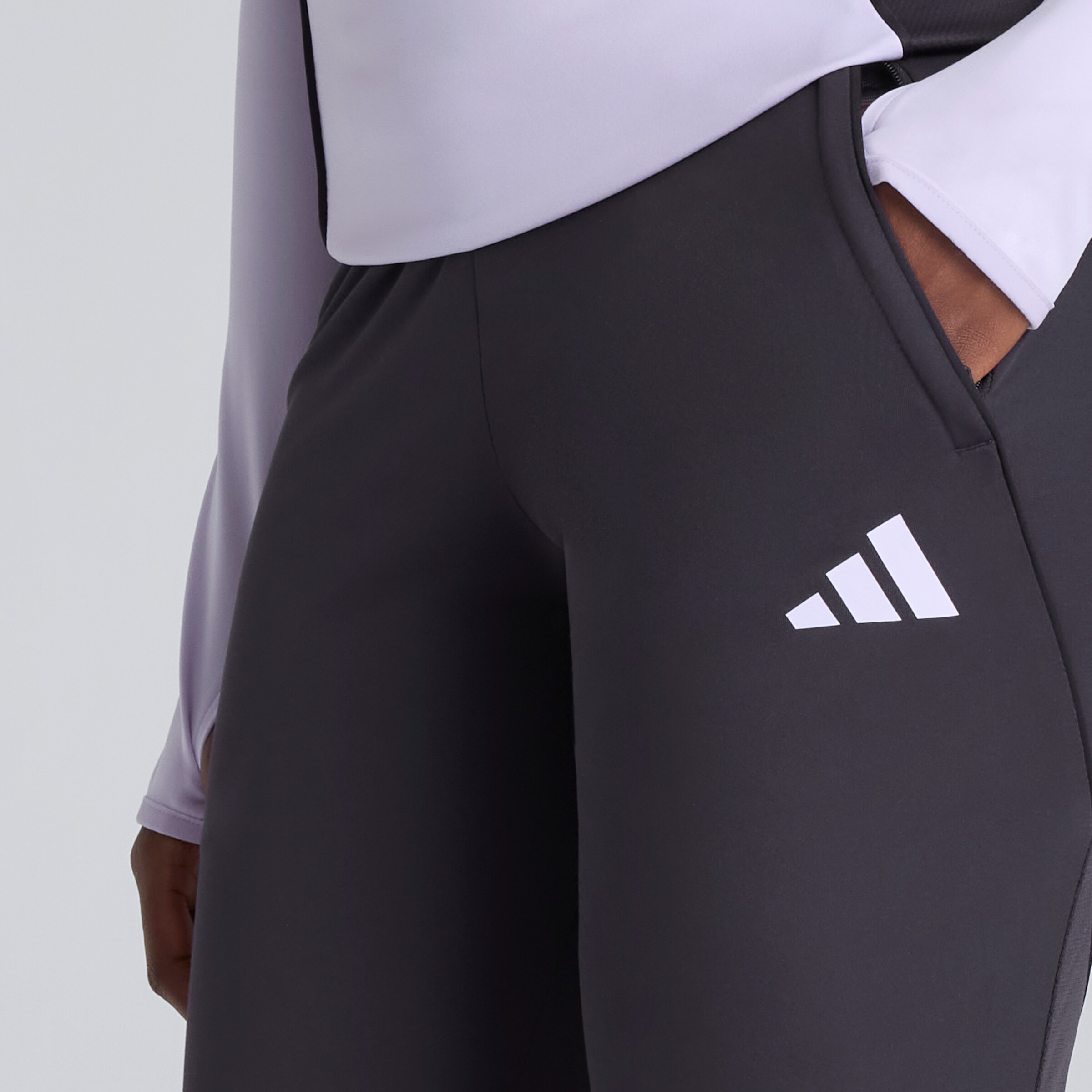 Manchester United Tiro 25 Competition Training Pants Purple Detail [4-5]