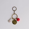 Manchester United Crest Charm Keyring Multi