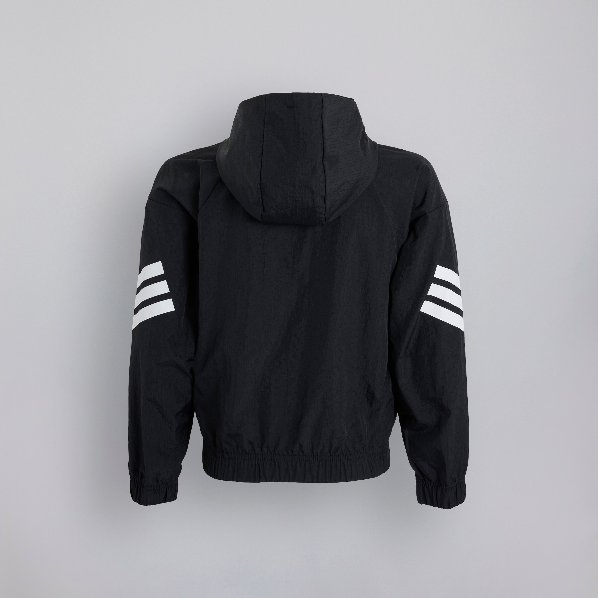 Manchester United x adidas Kids Future Icons Woven Jacket Black Black Detail [2-2]