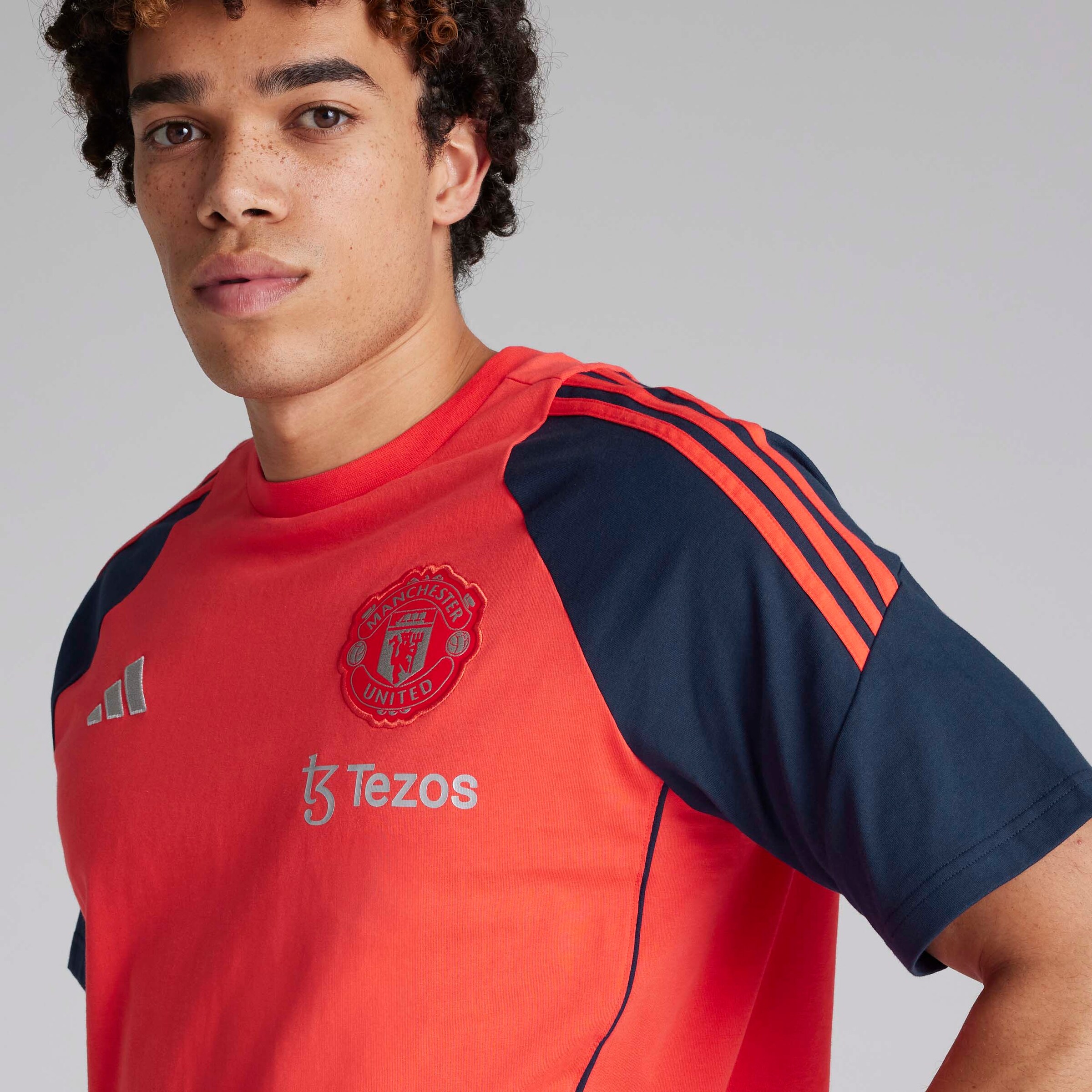 Manchester United Tiro 24 T-Shirt Red Red Detail [4-5]