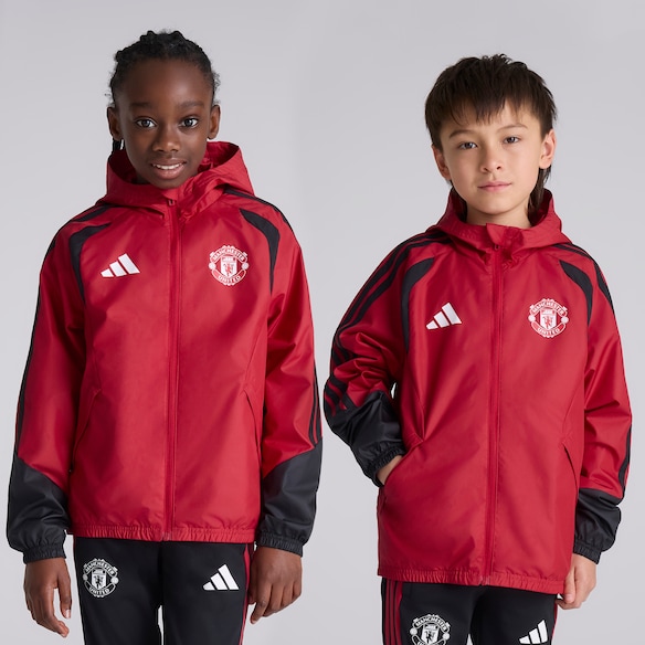 Manchester United Kids 26/27 Training Tiro All Weather Jacket Red Red