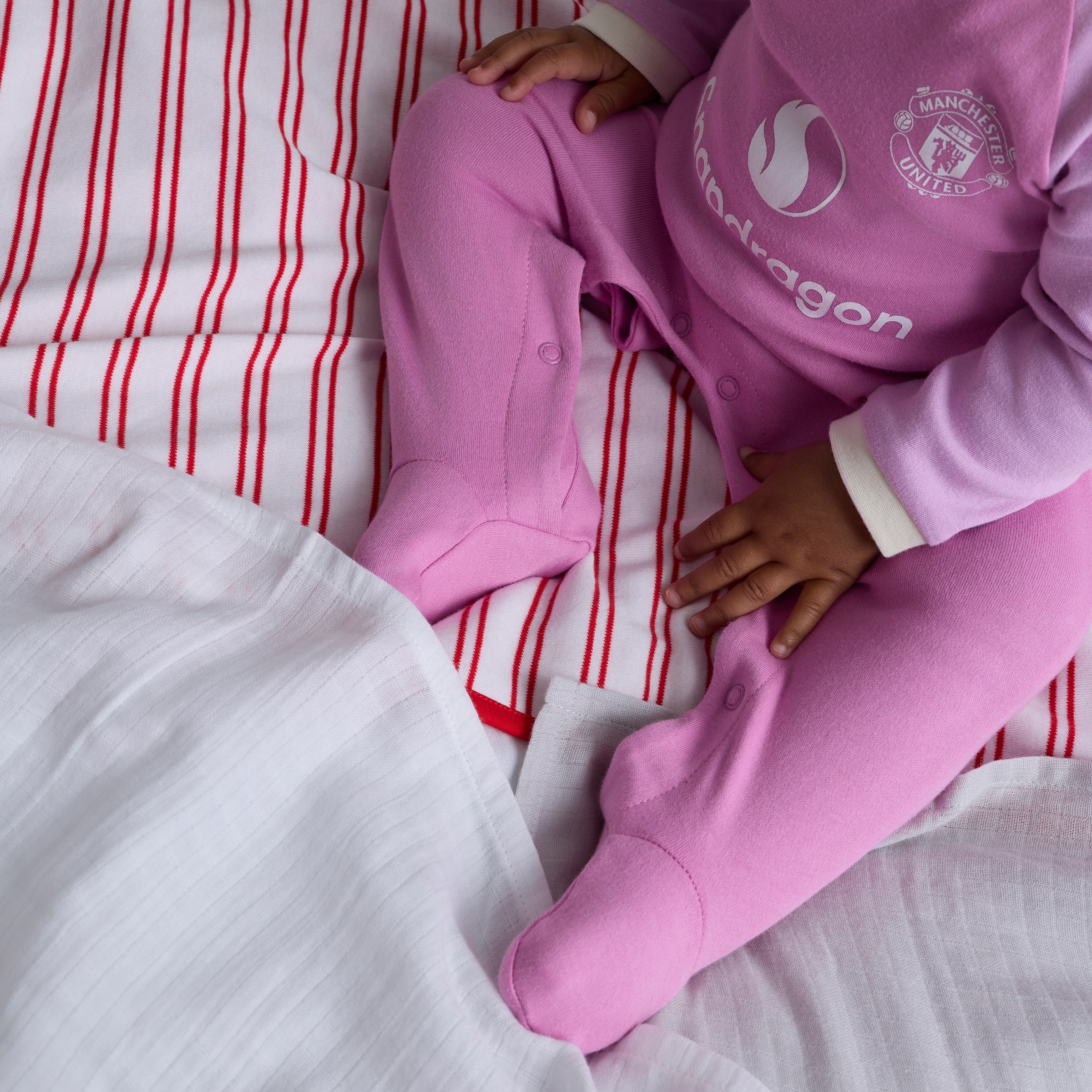 Manchester United Baby 26/27 Goalkeeper Sleepsuit Pink Pink Detail [5-6]