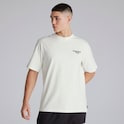 Manchester United Mens Back Print T-Shirt Cream