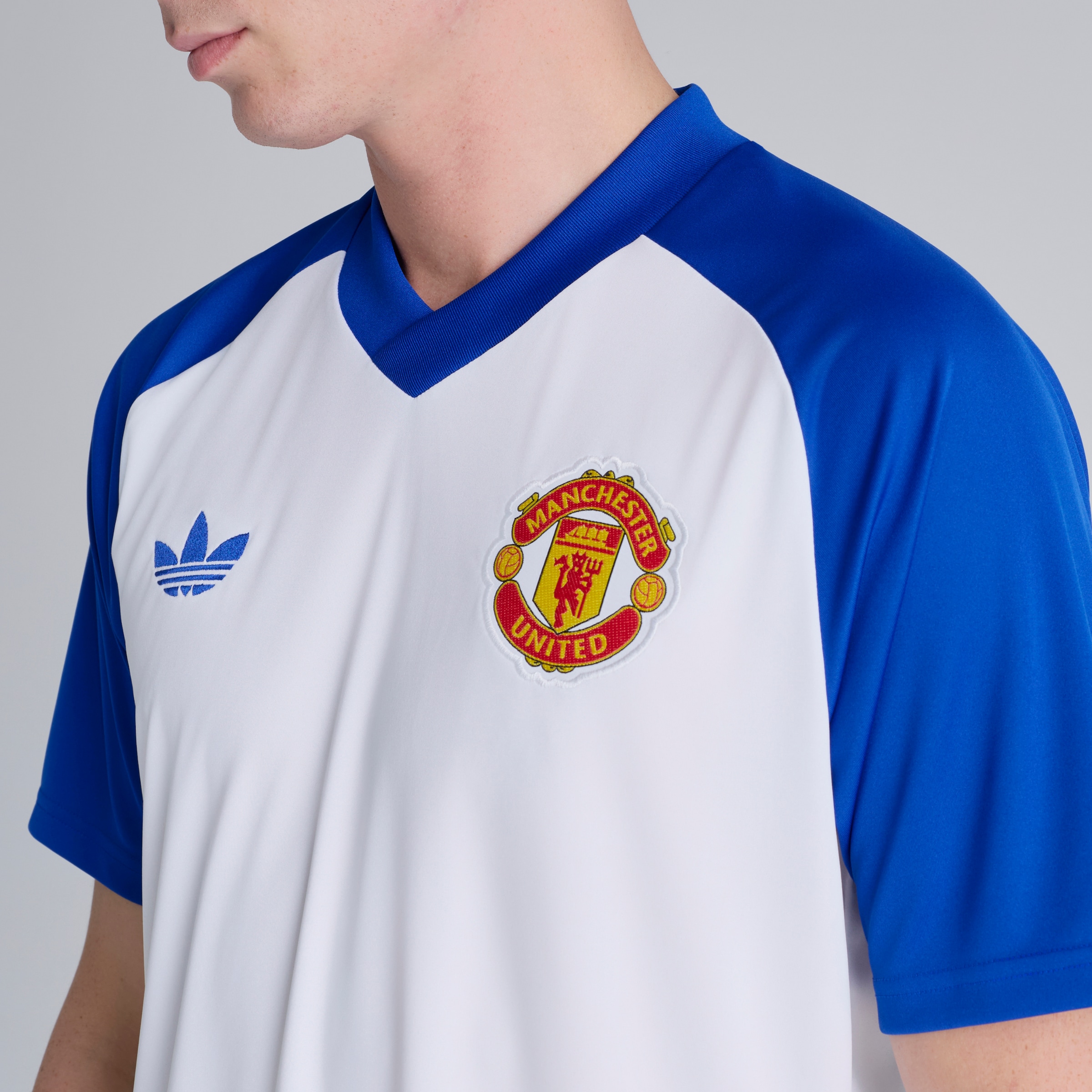 Manchester United 26/27 Away Pre Match Jersey Blanc Détail [4-6]