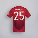Manchester United 24/25 Home Jersey with Ugarte 25 Cup Printing