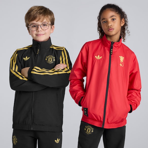 Manchester United Cultural Story Reversible Jacket Kids Black