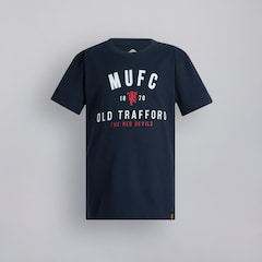 Manchester United Kids MUFC Old Trafford T-Shirt Navy