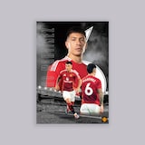 Manchester United Martinez Core Photo A2 Poster Black