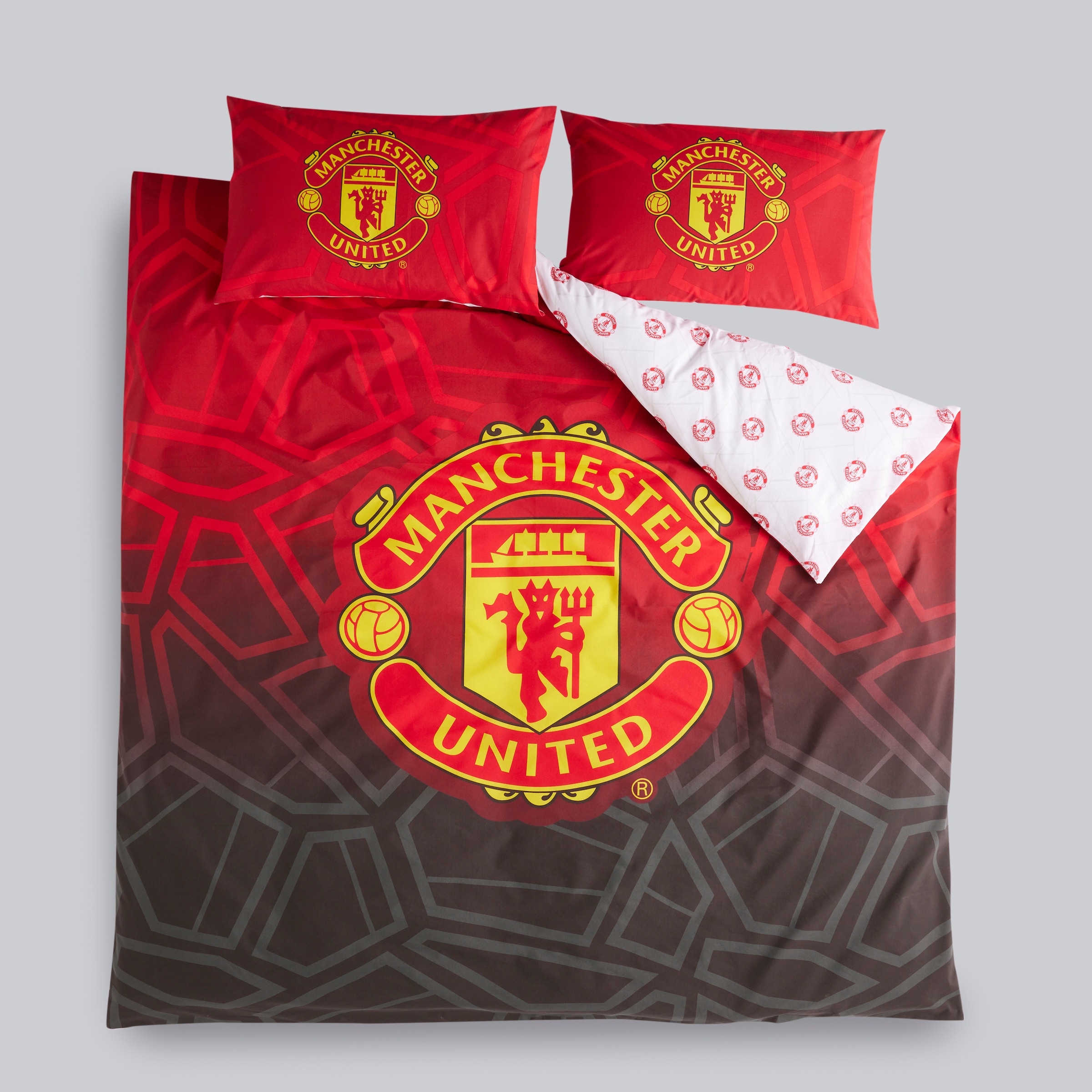 Manchester United Core Double Duvet Cover Red Rouge Détail [2-5]
