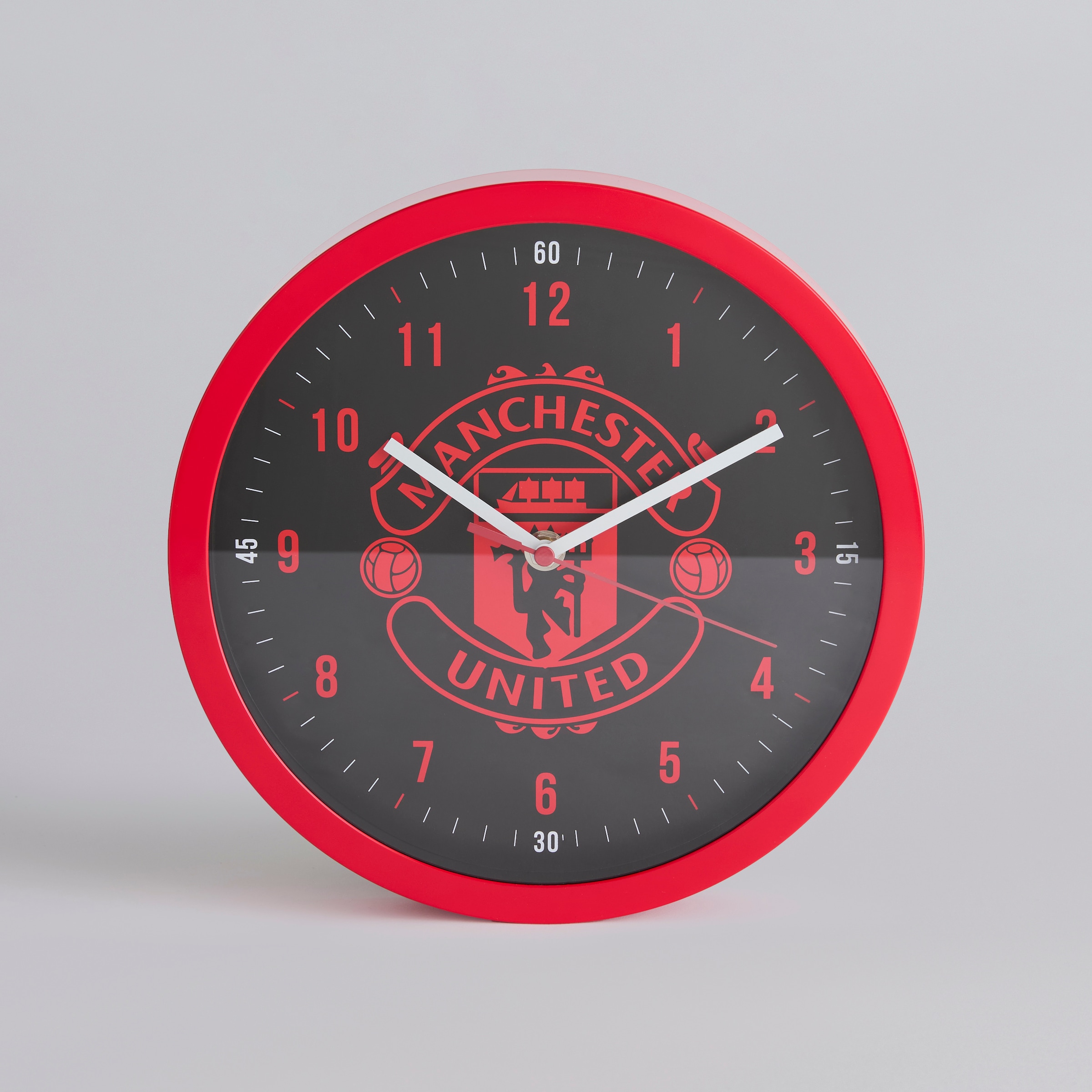 Manchester United Wall Clock Black Black Detail [1-4]