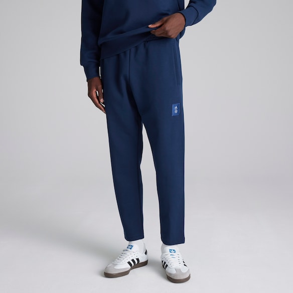 Manchester United Doppelstrick Trainingshose Blau Blau