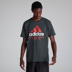 Manchester United Seasonal Graphic T-Shirt Dark Grey