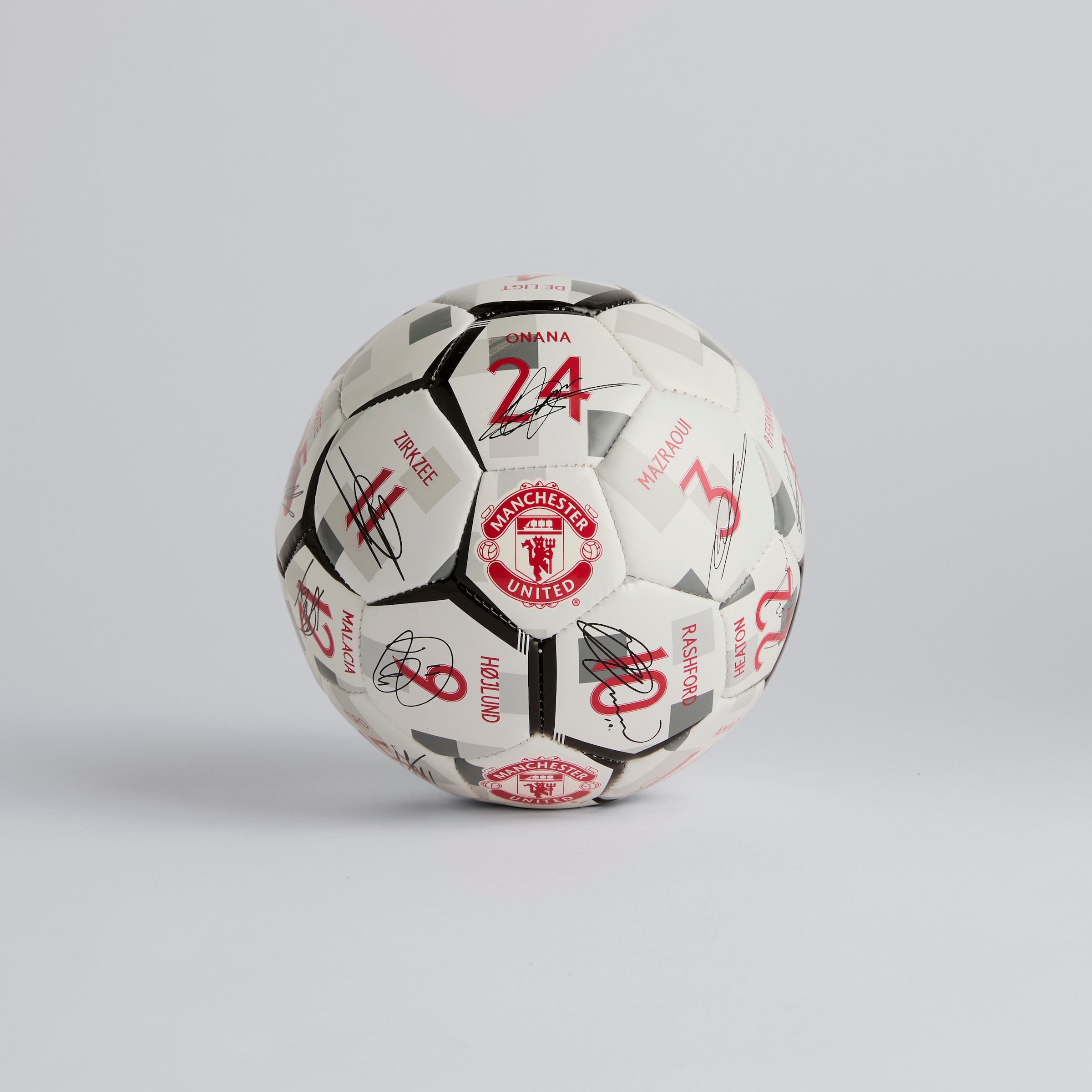 Buy Manchester United 24/25 Team Signature Football Size 1 White