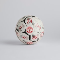 Manchester United 24/25 Team Signature Football Size 1 White