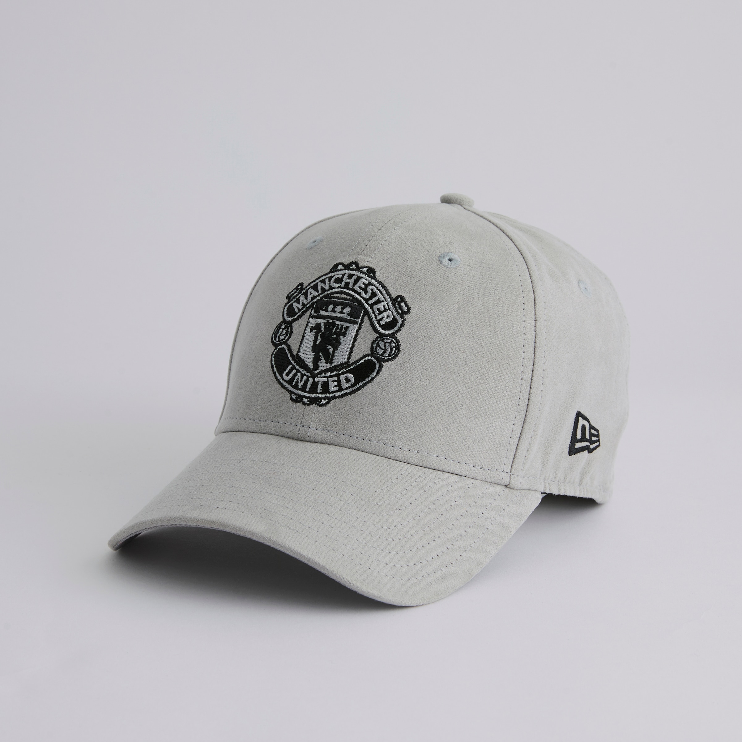 Manchester United x New Era 39Thirty Cap Grey Grey Detail [3-5]