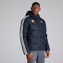 Manchester United x adidas Essentials Midweight Down Hooded Jacket Navy