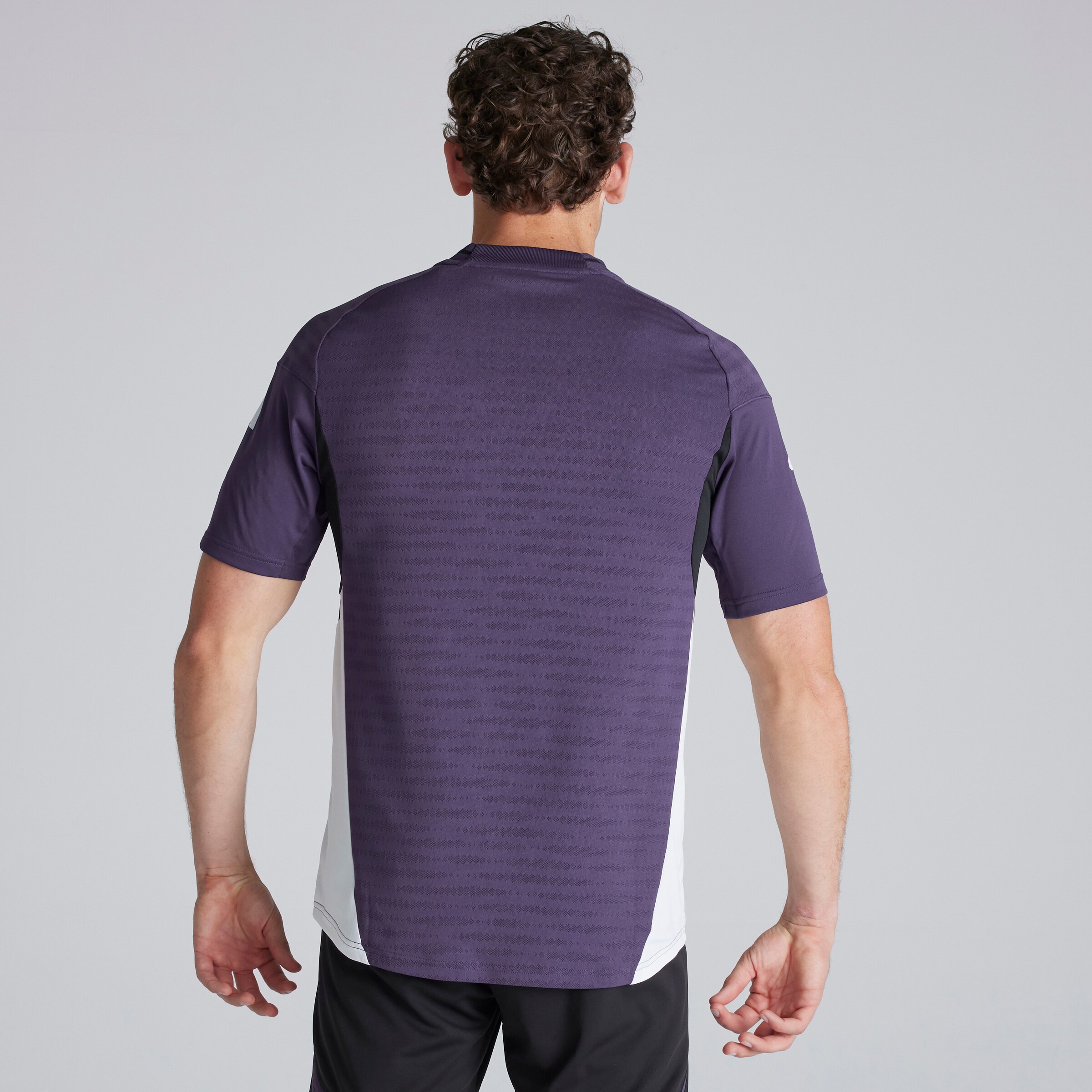 Manchester United Tiro 25 Pro Training Jersey Violet Détail [2-6]