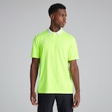 Manchester United x adidas Golf Primeknit Polo Shirt Yellow