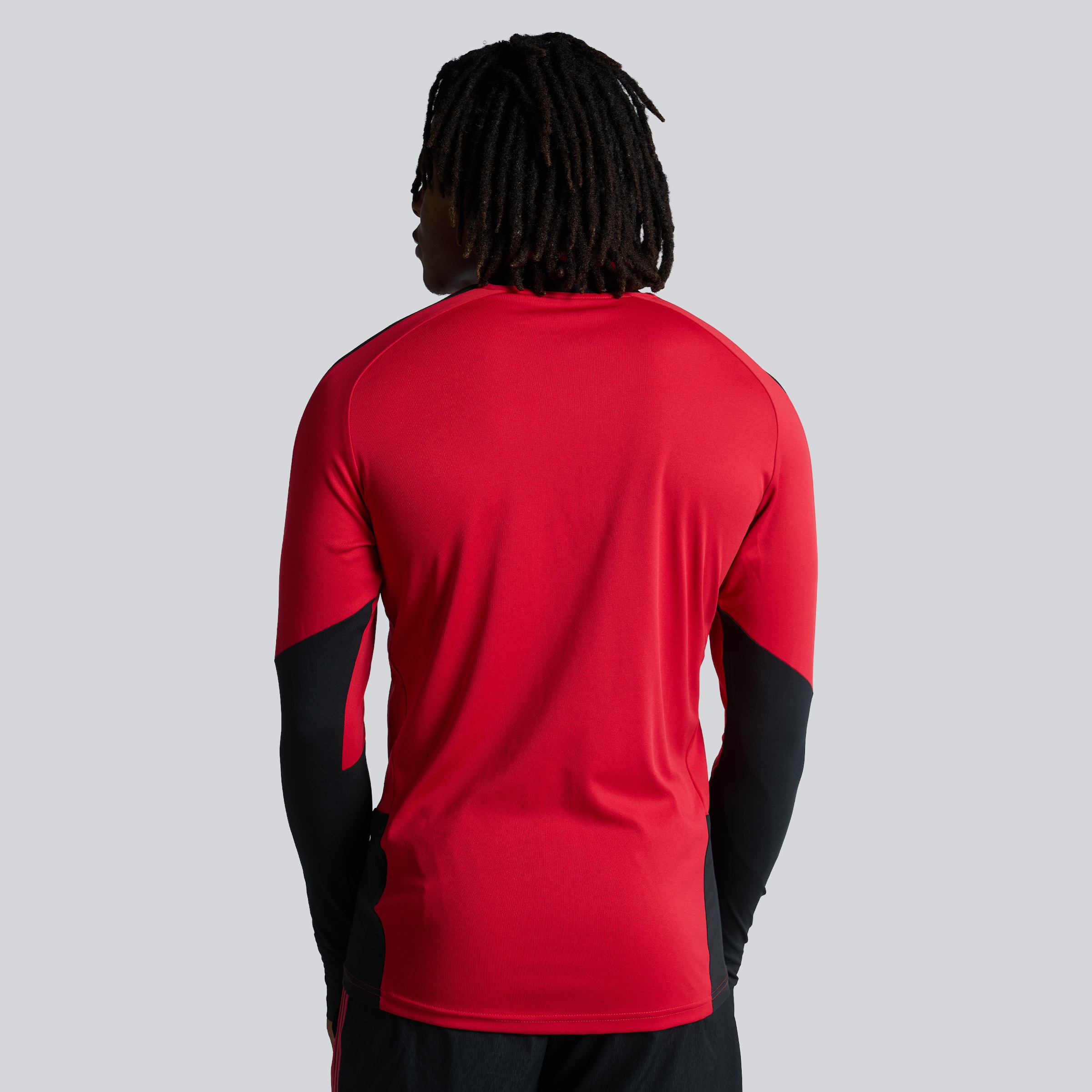 Manchester United 26/27 Training Tiro Authentic Top Red (Sponsored) Red Detail [2-6]