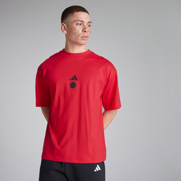 Manchester United x adidas Future Icons Short T-Shirt Red Red