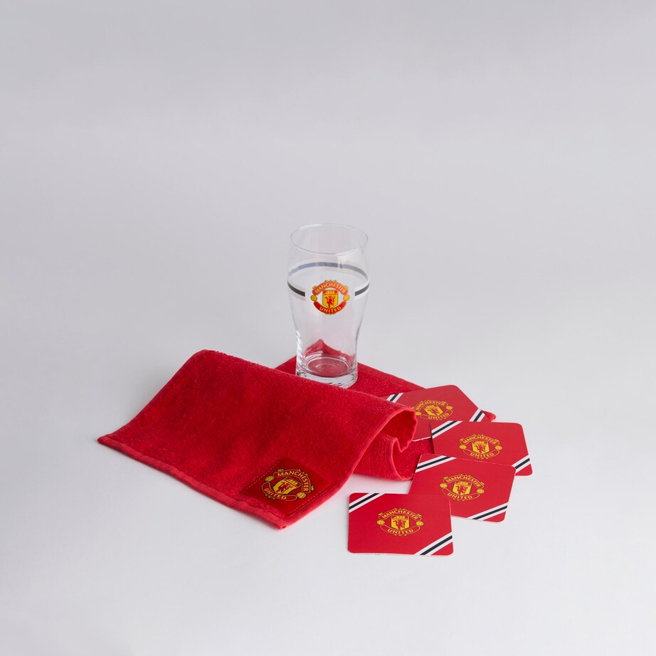 Official Licensed Football Glass Mini Bar Set – Liverpool Man United Arsenal Chelsea, Pint Glass, Lager/Weiss