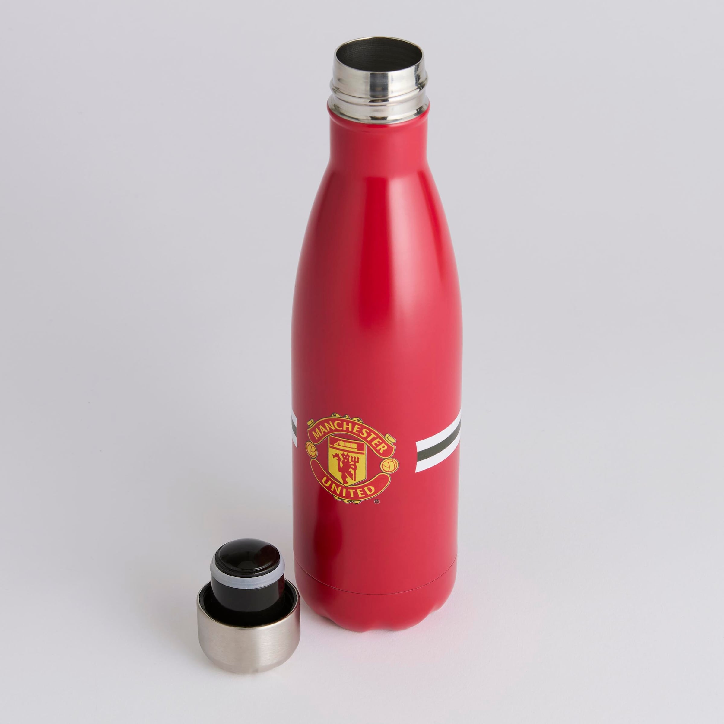 Manchester United Core Stripe Chill Bottle Red Detail [3-4]