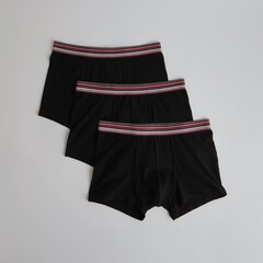 Manchester United x Paul Smith Mens Boxer Shorts 3 Pack Black