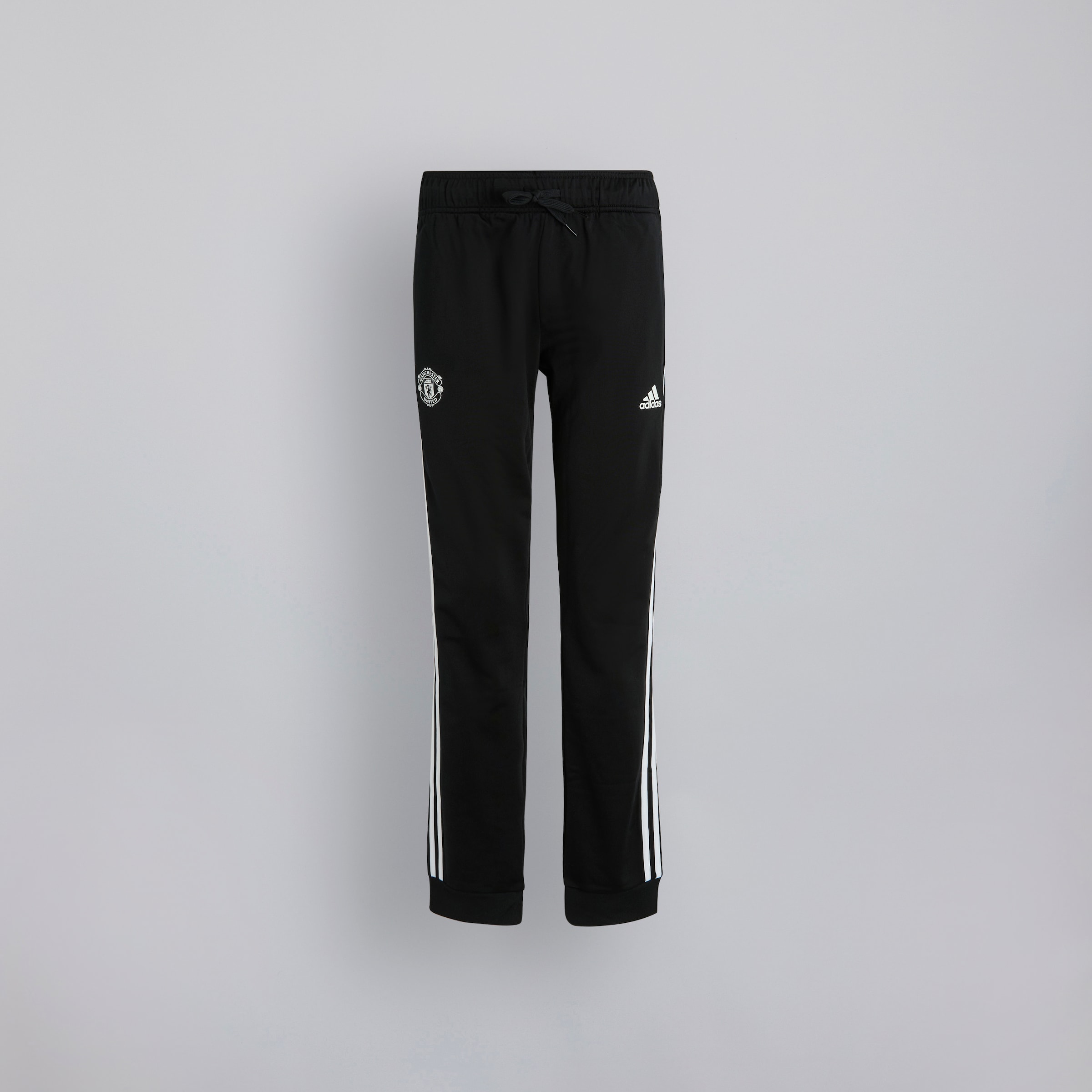 Manchester United x adidas Womens Essentials 3-Stripes Joggers Black Black