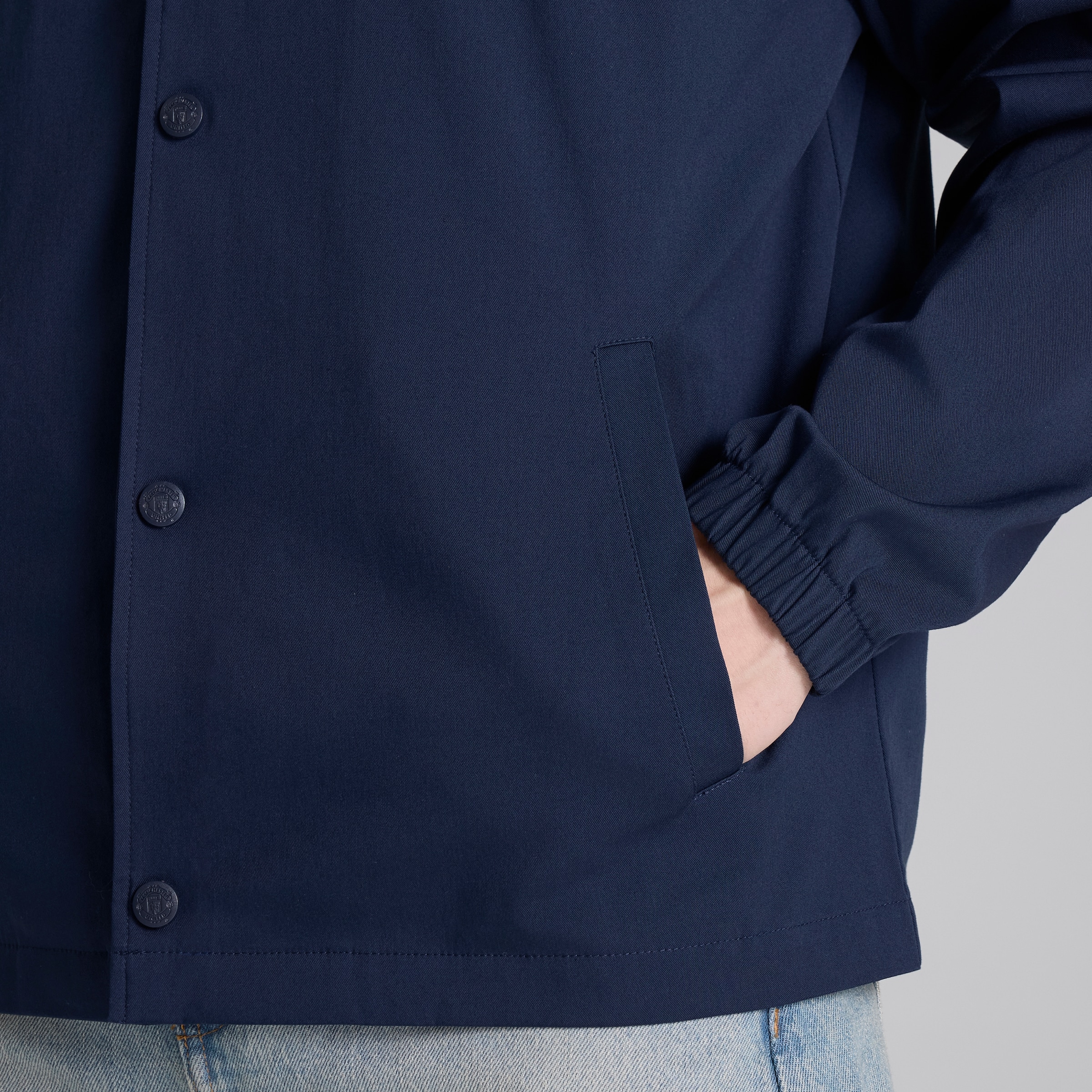 Manchester United Theatre of Dreams Parka Navy Navy blue Detail [4-6]