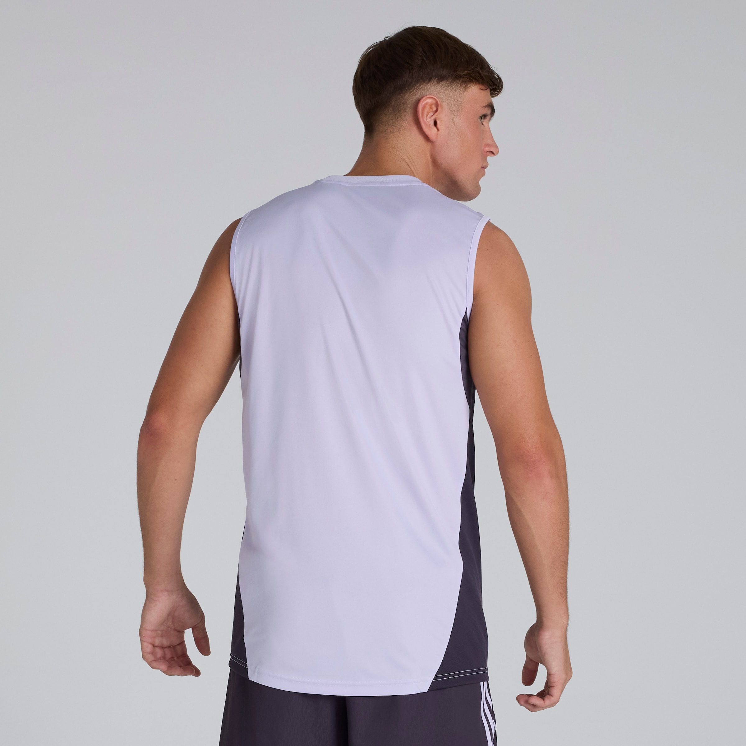 Manchester United Tiro 25 Competition Sleeveless Jersey Purple Detail [2-5]