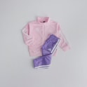 Manchester United x adidas Infant Essentials CLIMACOOL Tracksuit Pink/Purple