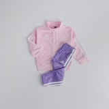 Manchester United x adidas Infant Essentials CLIMACOOL Tracksuit Pink/Purple