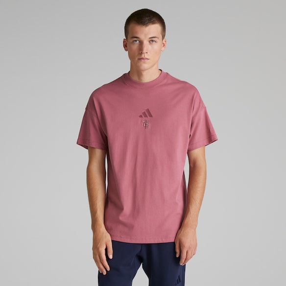 Manchester United x adidas ALL SZN T-Shirt Burgundy Red