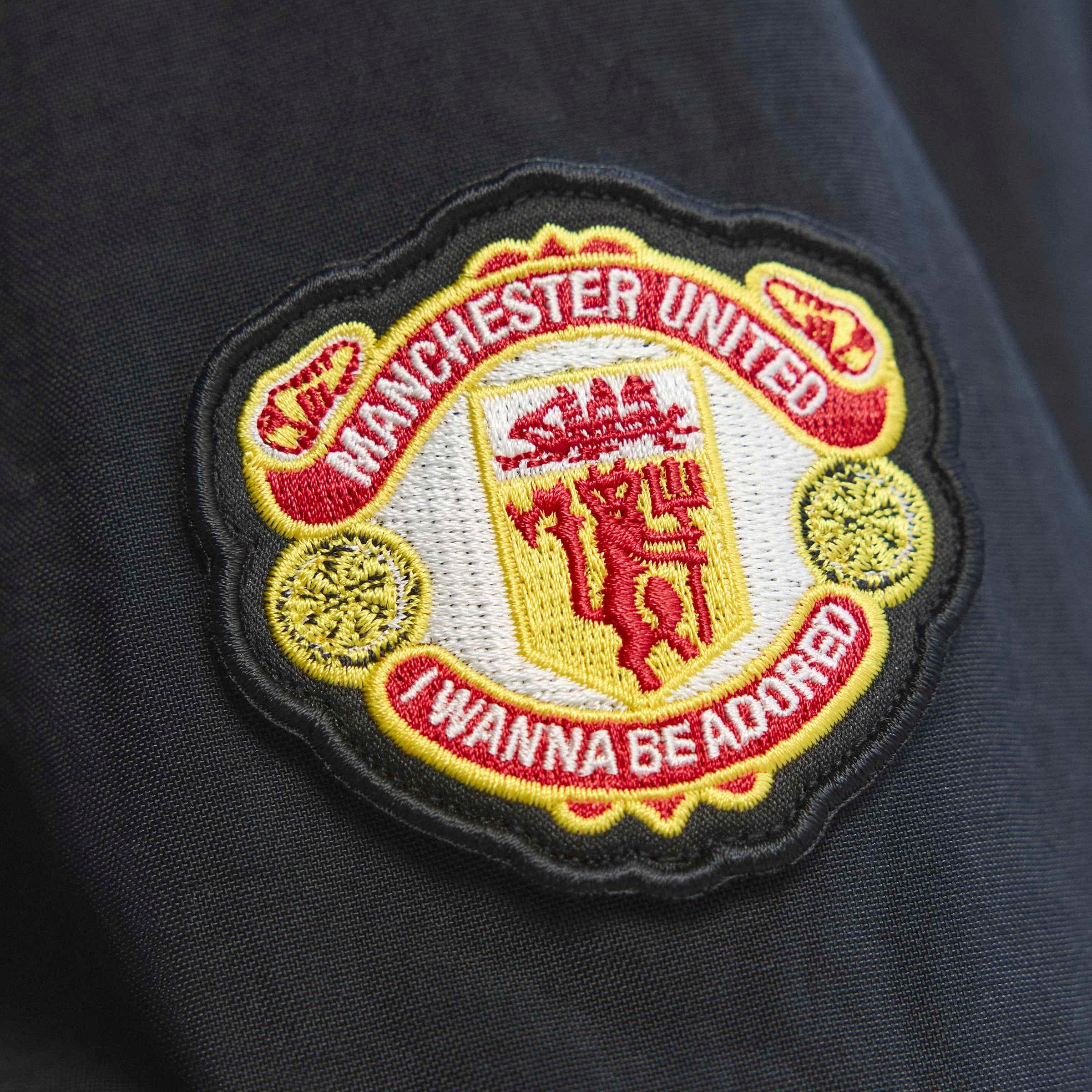 Manchester United x adidas Stone Roses Jacket Black Black Detail [3-10]